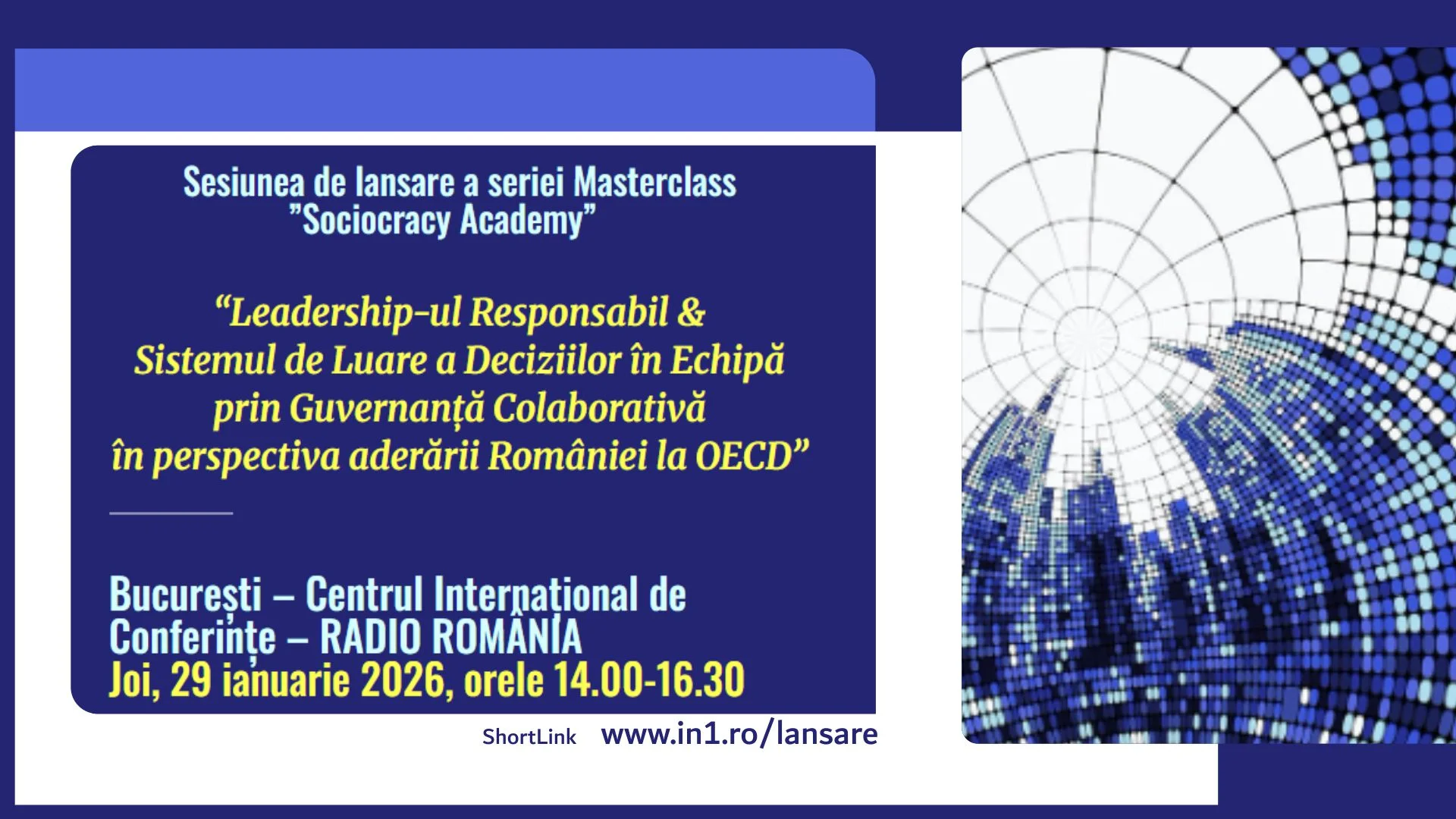 Sesiunea de lansare a seriei Masterclass Sociocracy Academy 2026