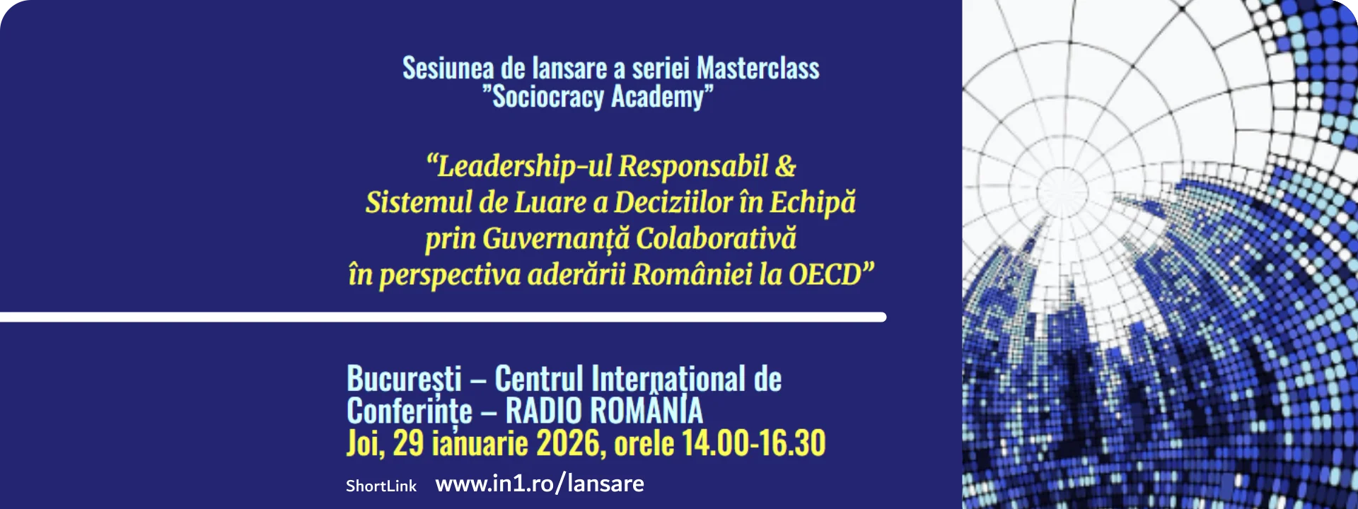 Sesiunea de lansare a seriei Masterclass Sociocracy Academy